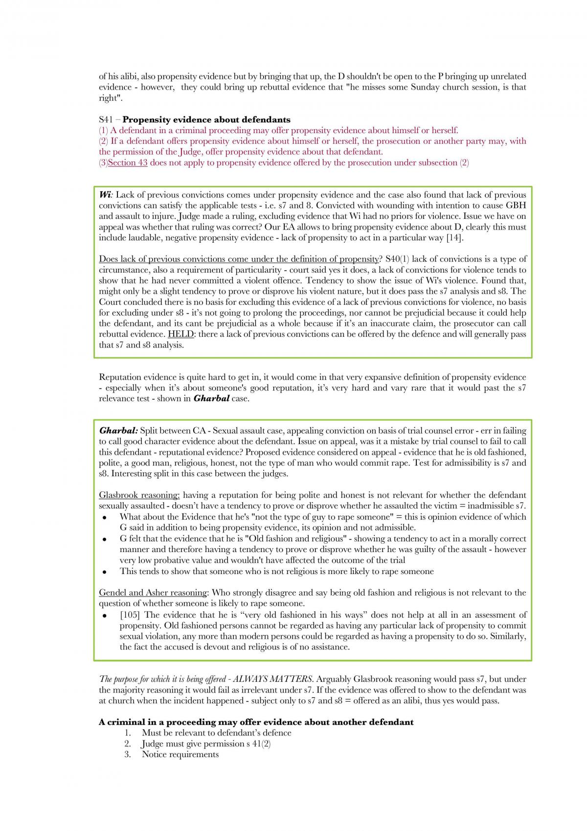 Summary of Evidence - Page 35