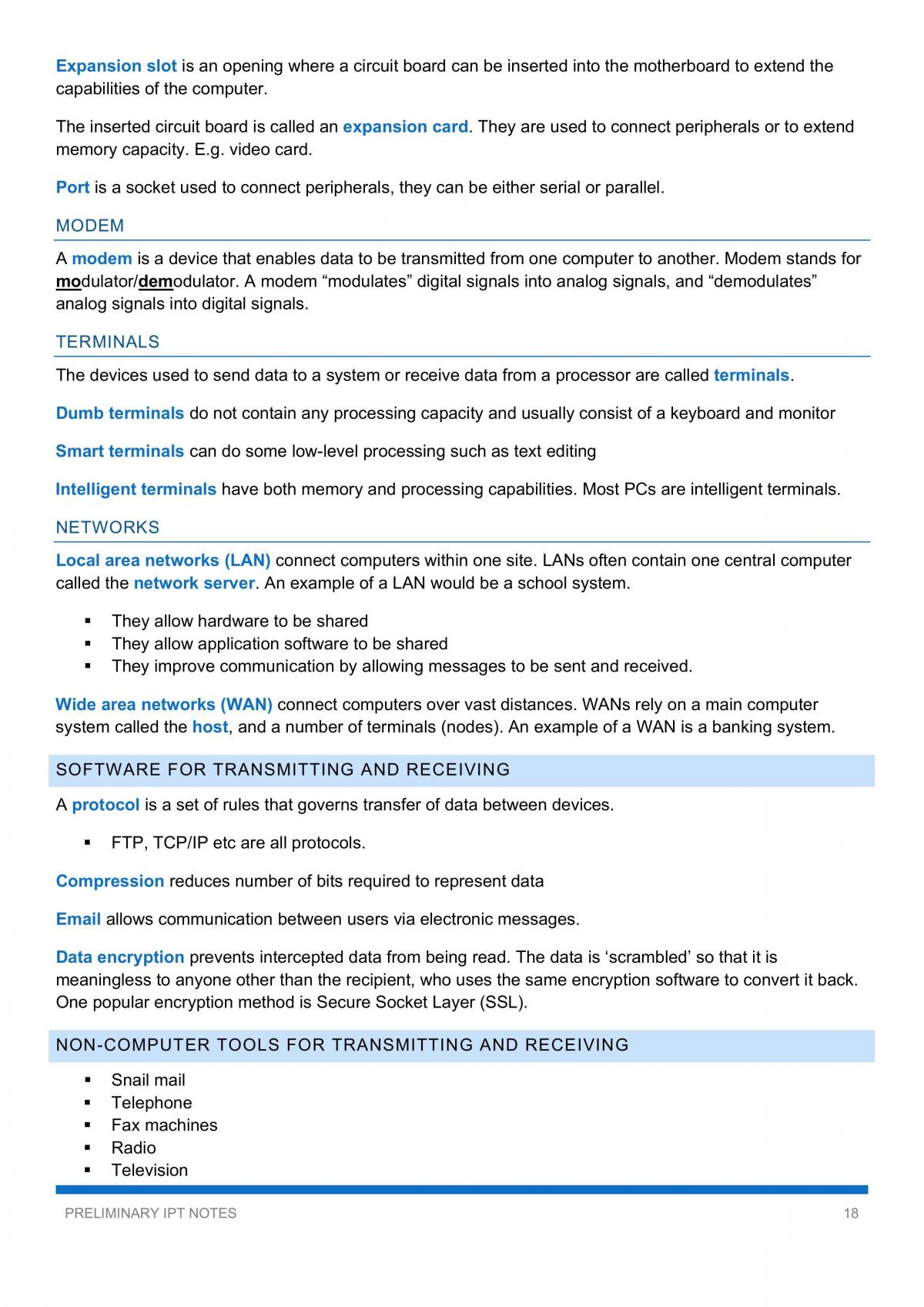 Complete Year 11 Preliminary Notes - Page 18