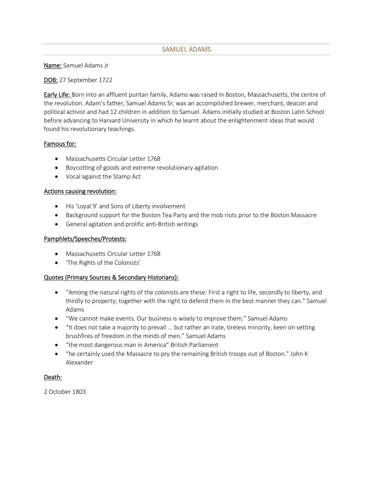 The American Revolution - AtarNotes  - Page 25