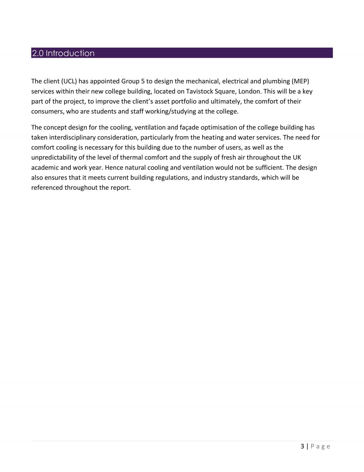 Building Services Engineering II Term 2 Assignment - Page 4