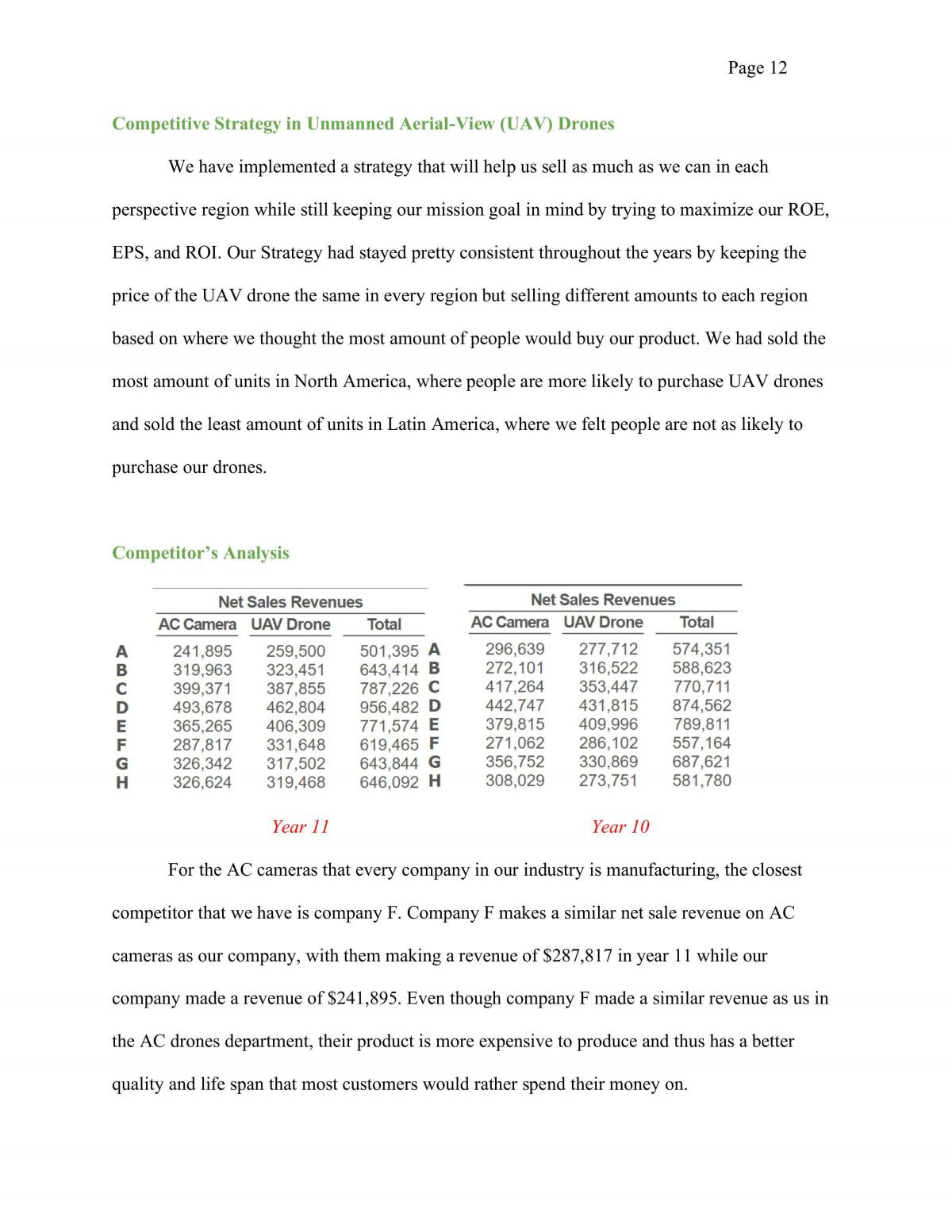 Glo-Bus Report - Page 12