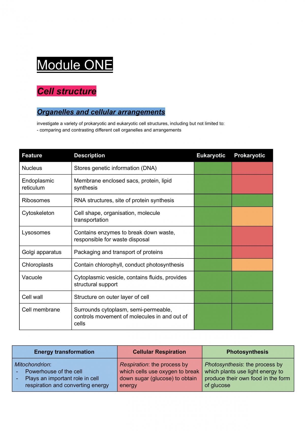 Completed Preliminary Biology Notes - Page 4