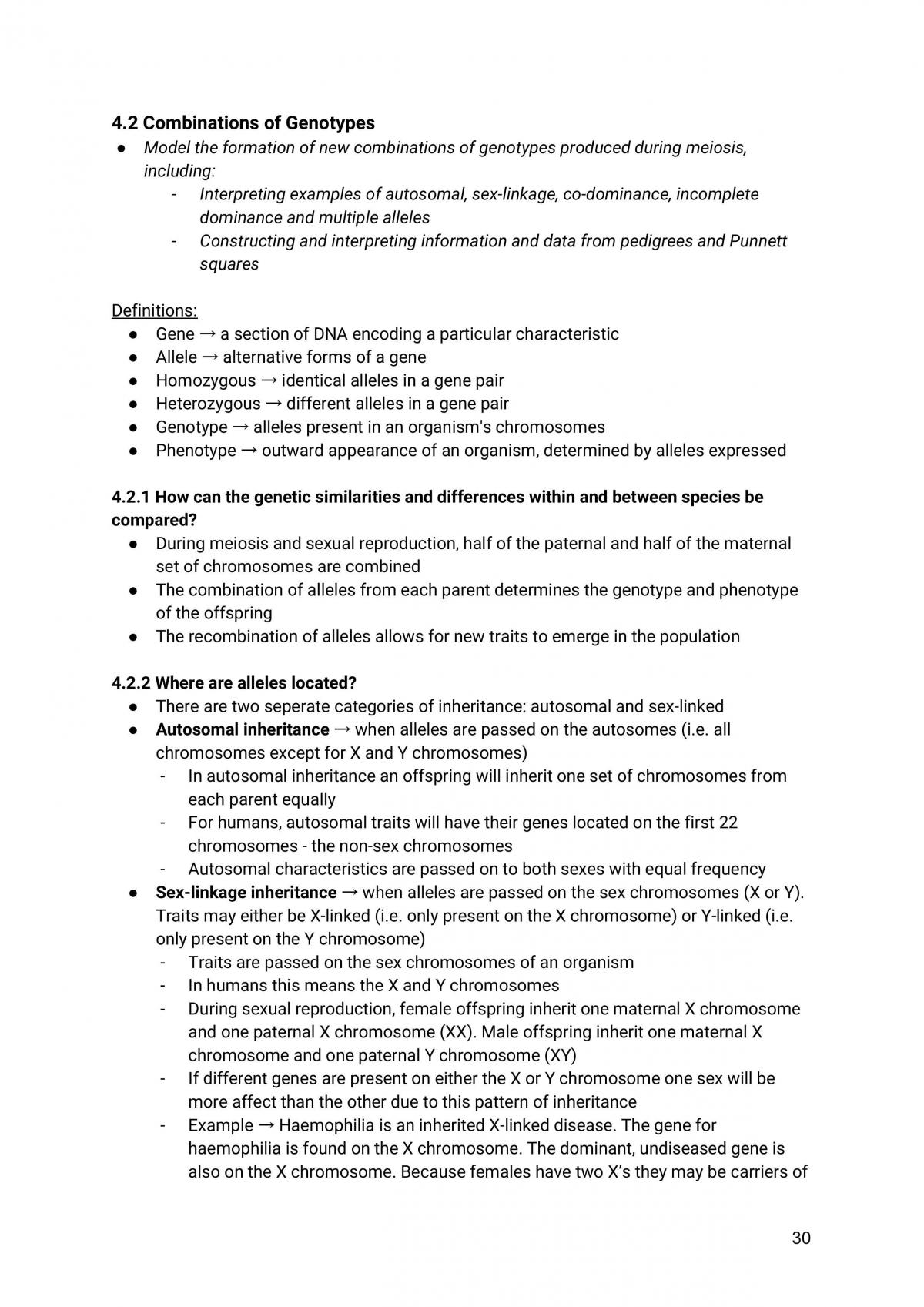 Heredity Biology Notes - Page 30
