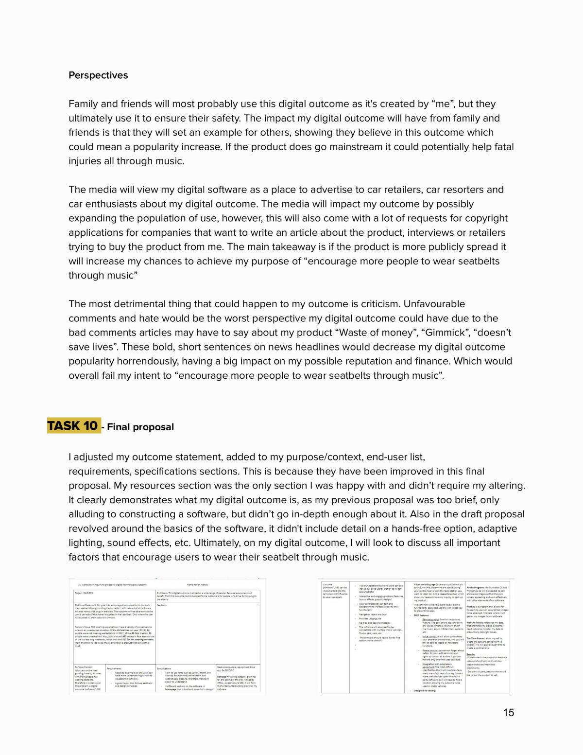 (ICT) 2.1- AS91890  conduct an Inquiry to propose a Digital Technologies Outcome	 - Page 16