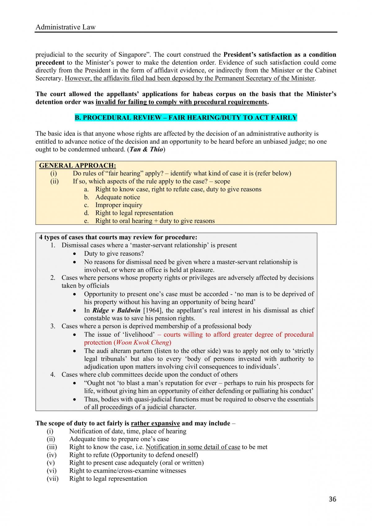 Administrative Law Notes - Page 36