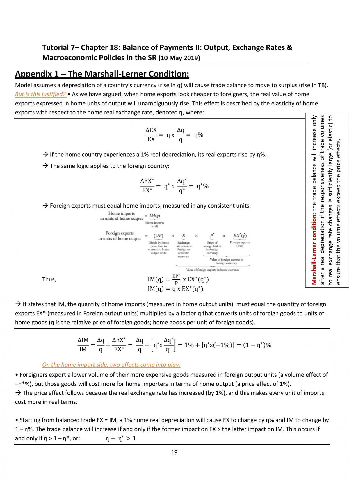 Module notes for International Economic Relations - Page 19