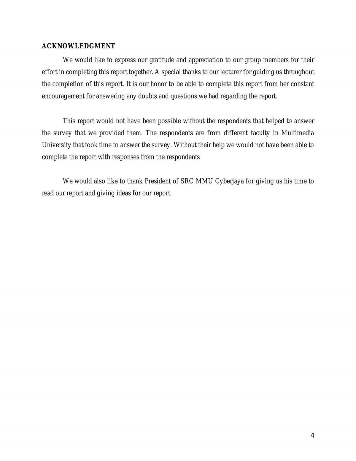 Report on MMU Student's Preferred Payment Method - Page 4