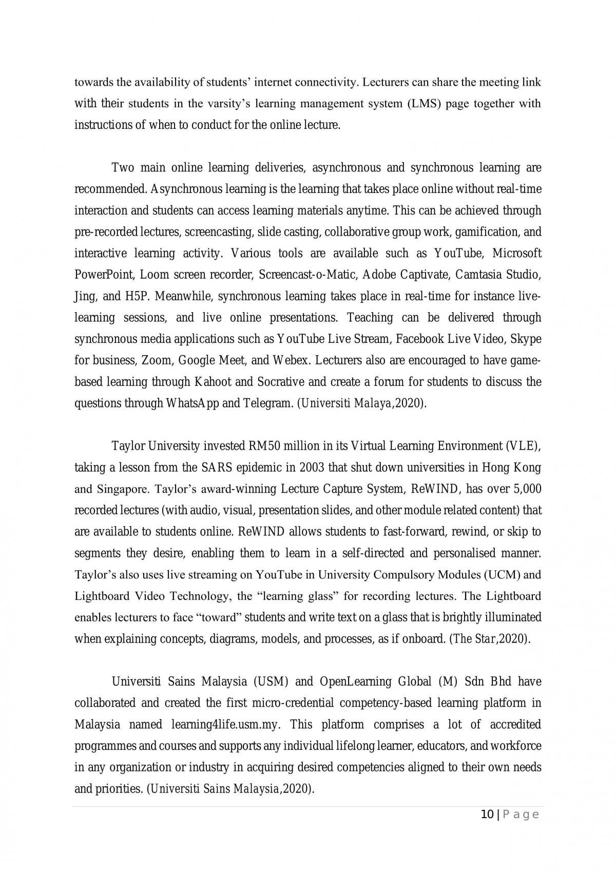 Management Practices on Education Sector due to Covid-19 Outbreak - Page 11