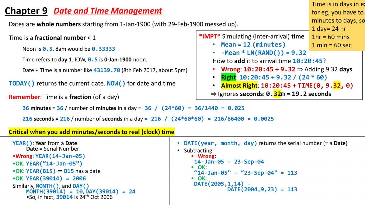 Spreadsheet Modelling and Analytics Notes - Page 29