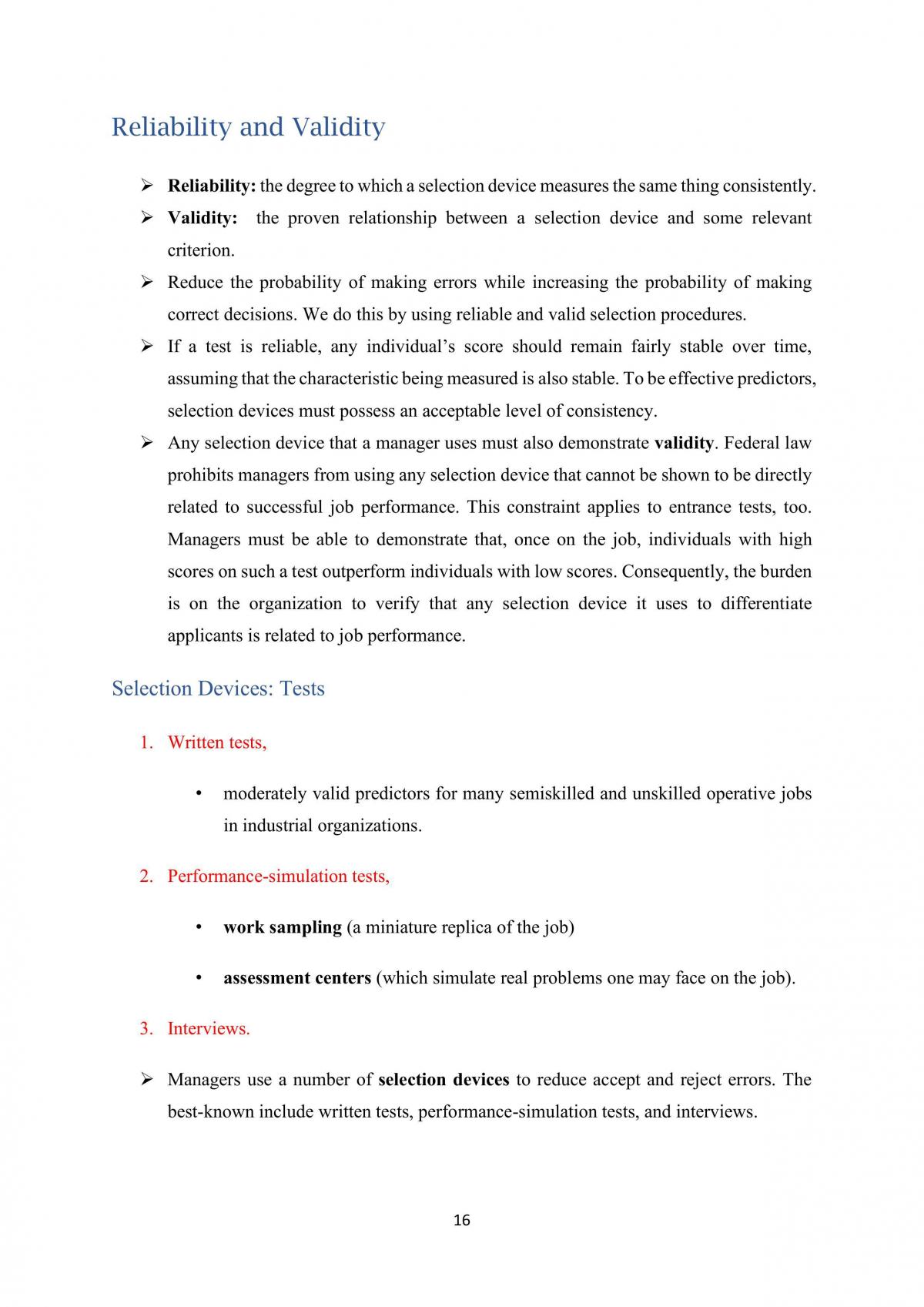 Human Resource Management study notes - Page 18