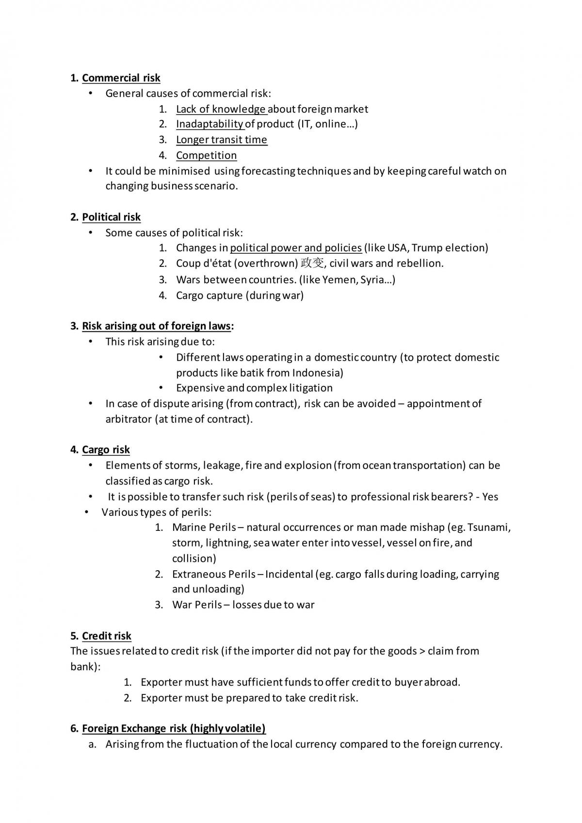 Export & Import Documentation Complete Study Notes - Page 20