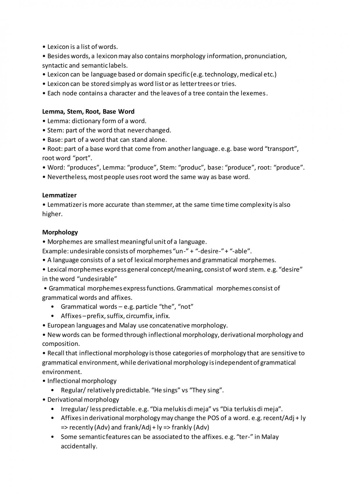 Natural Language Processing Complete Study Notes - Page 18