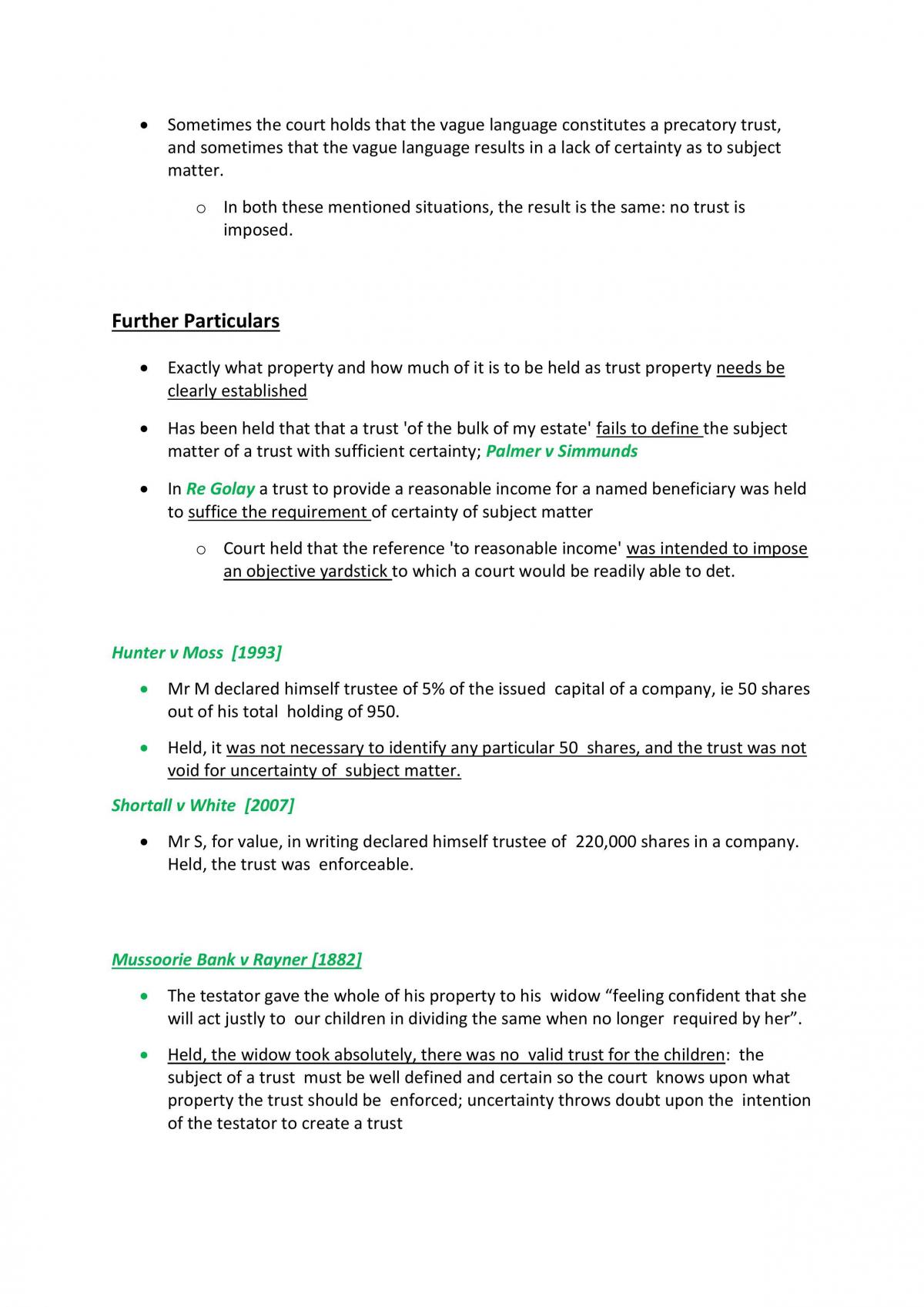 Equity and Trusts Notes - Page 267