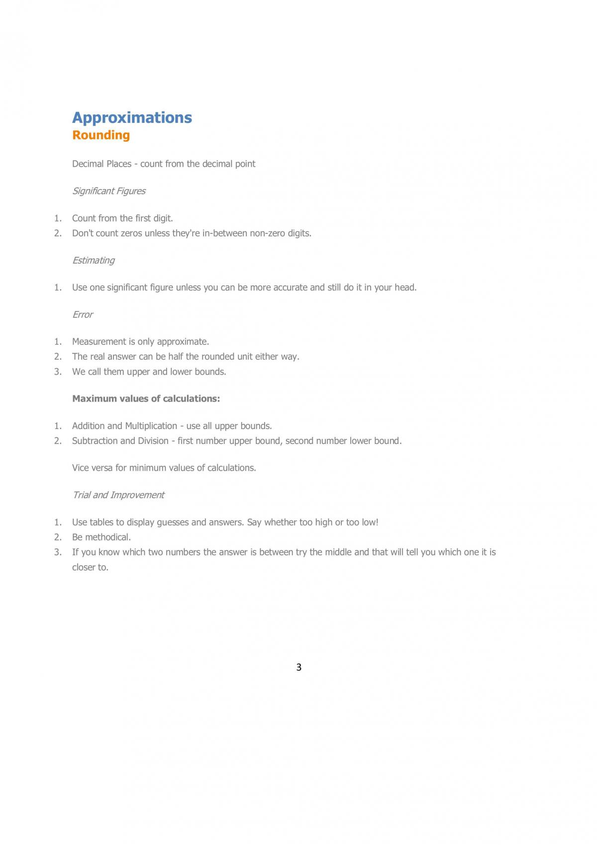 GCSE Higher Mathematics- Revision notes  - Page 4
