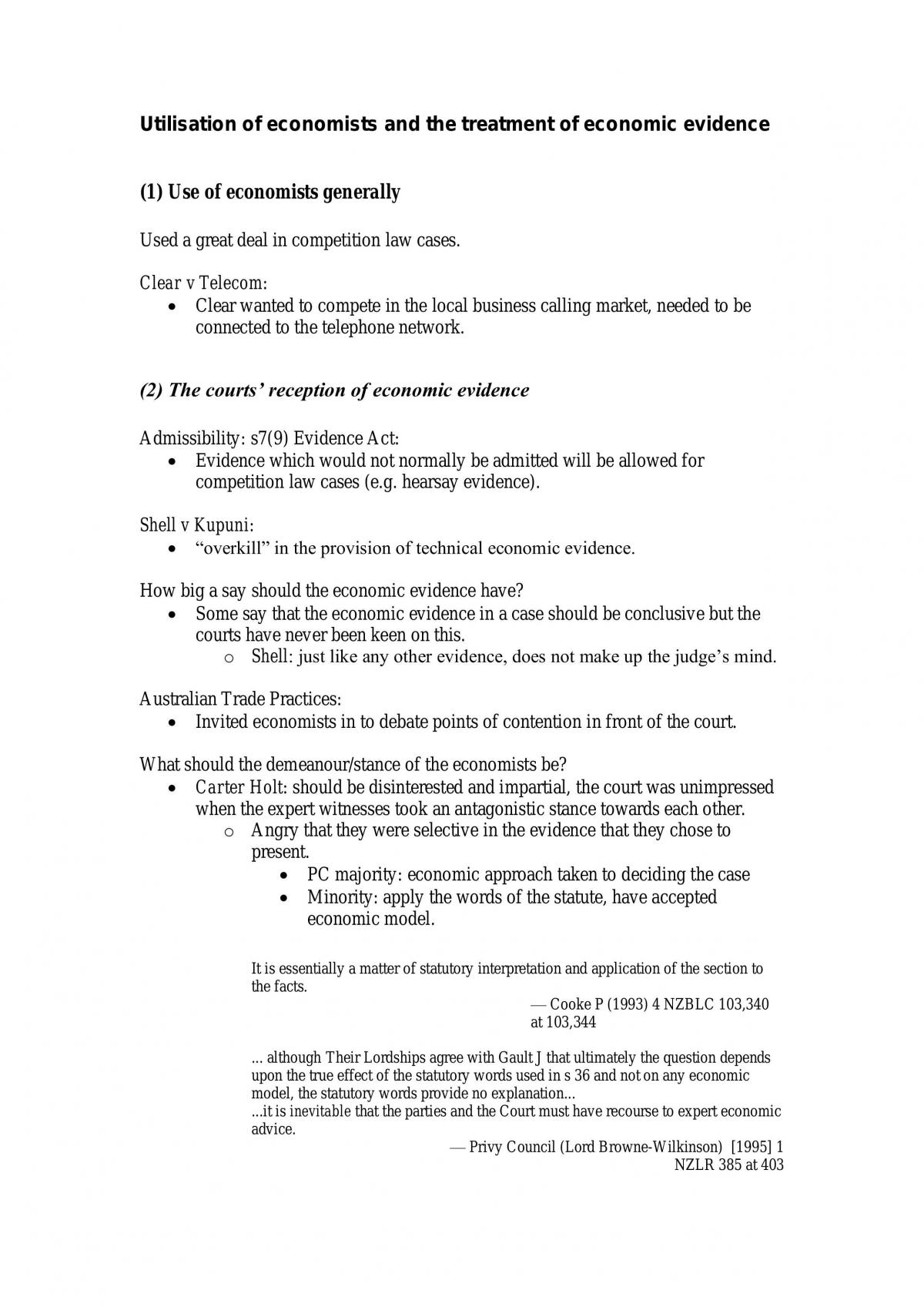 LAWS437 Competition Summary Notes - Page 10