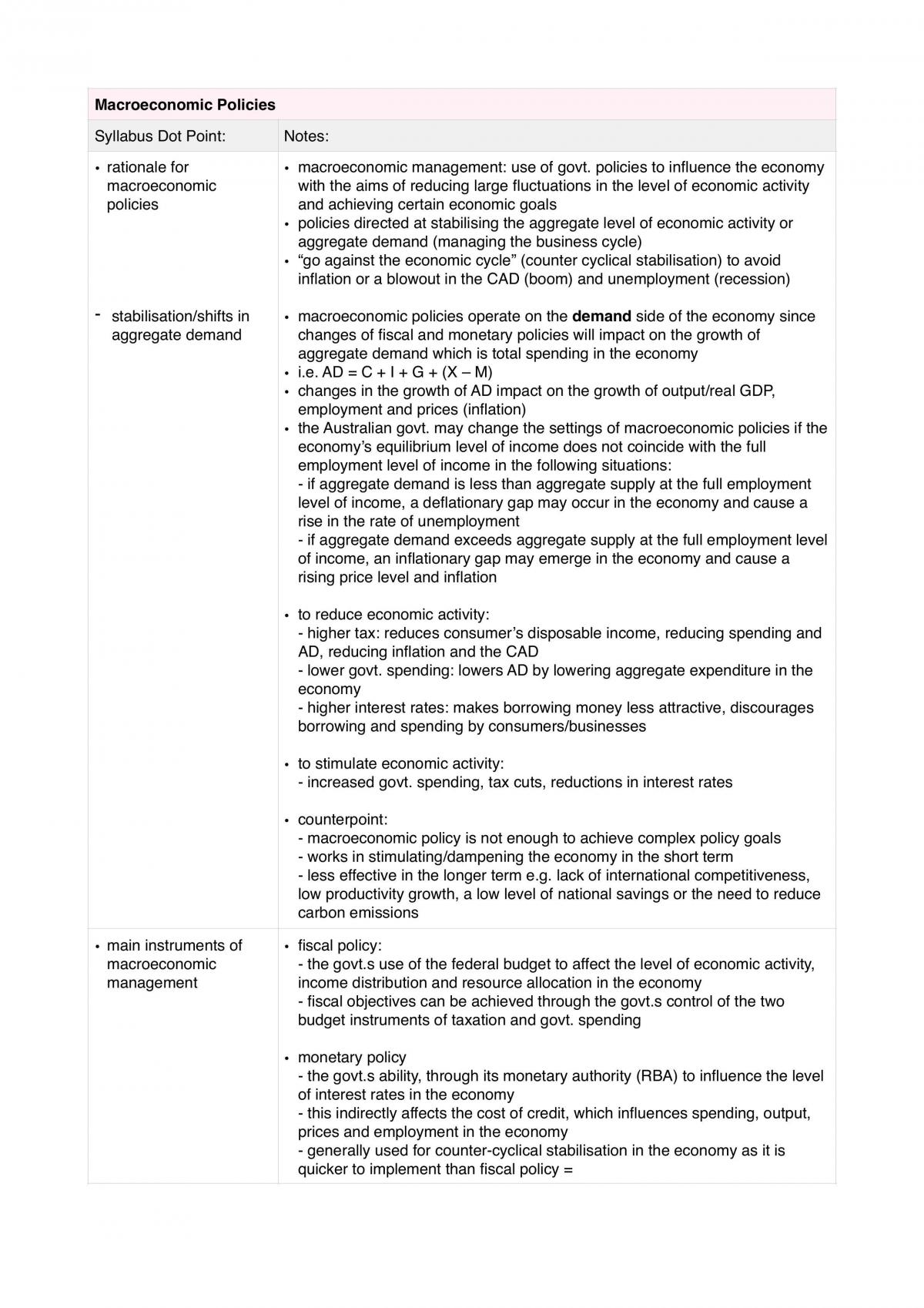 Economics HSC study notes - Page 111