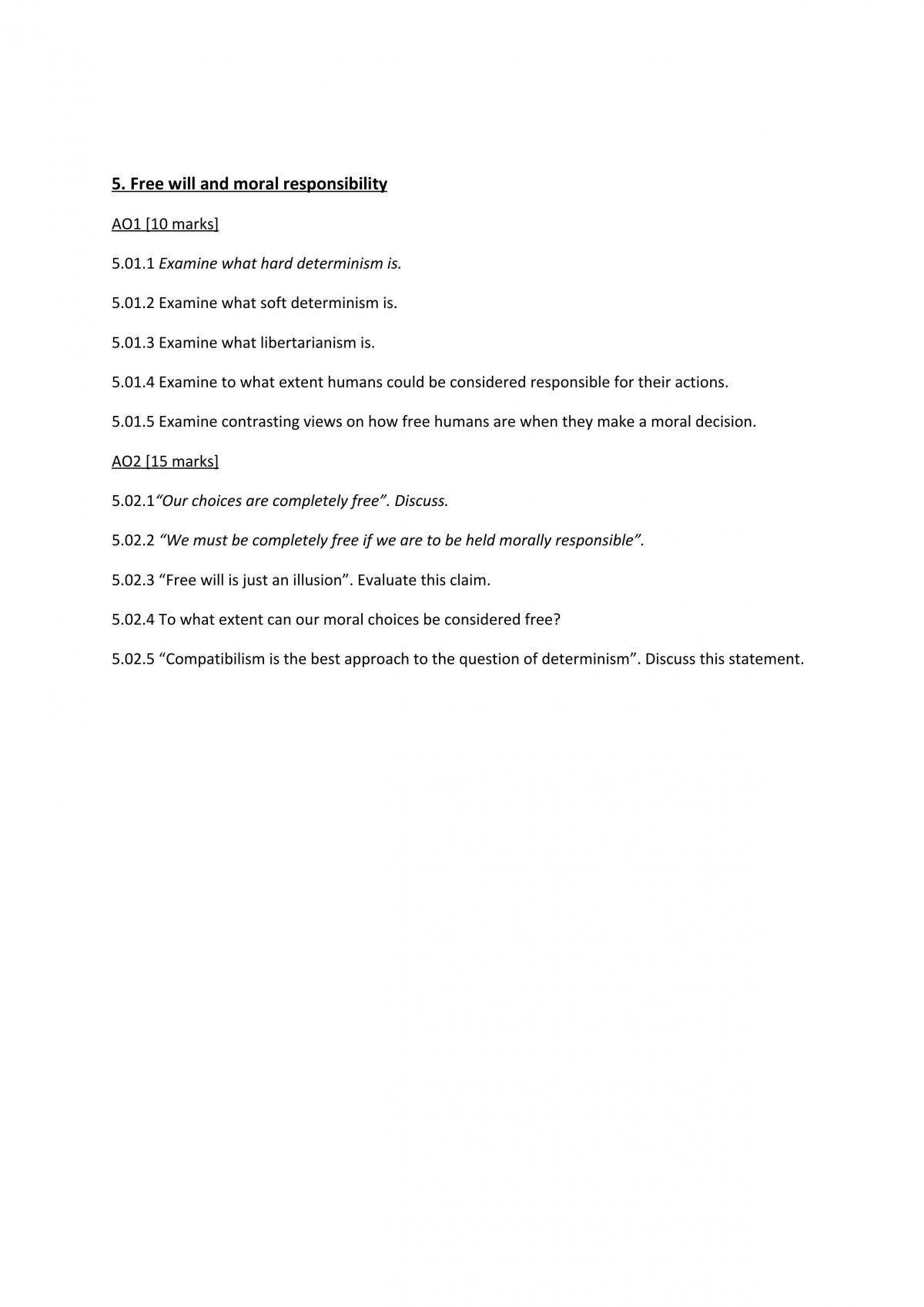 Year 1 Ethics  a level notes  - Page 34