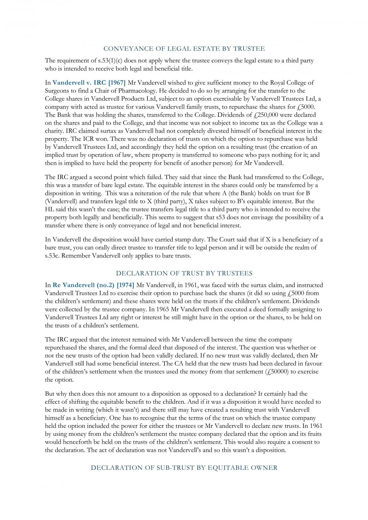 Equity and Trusts Notes - Page 38