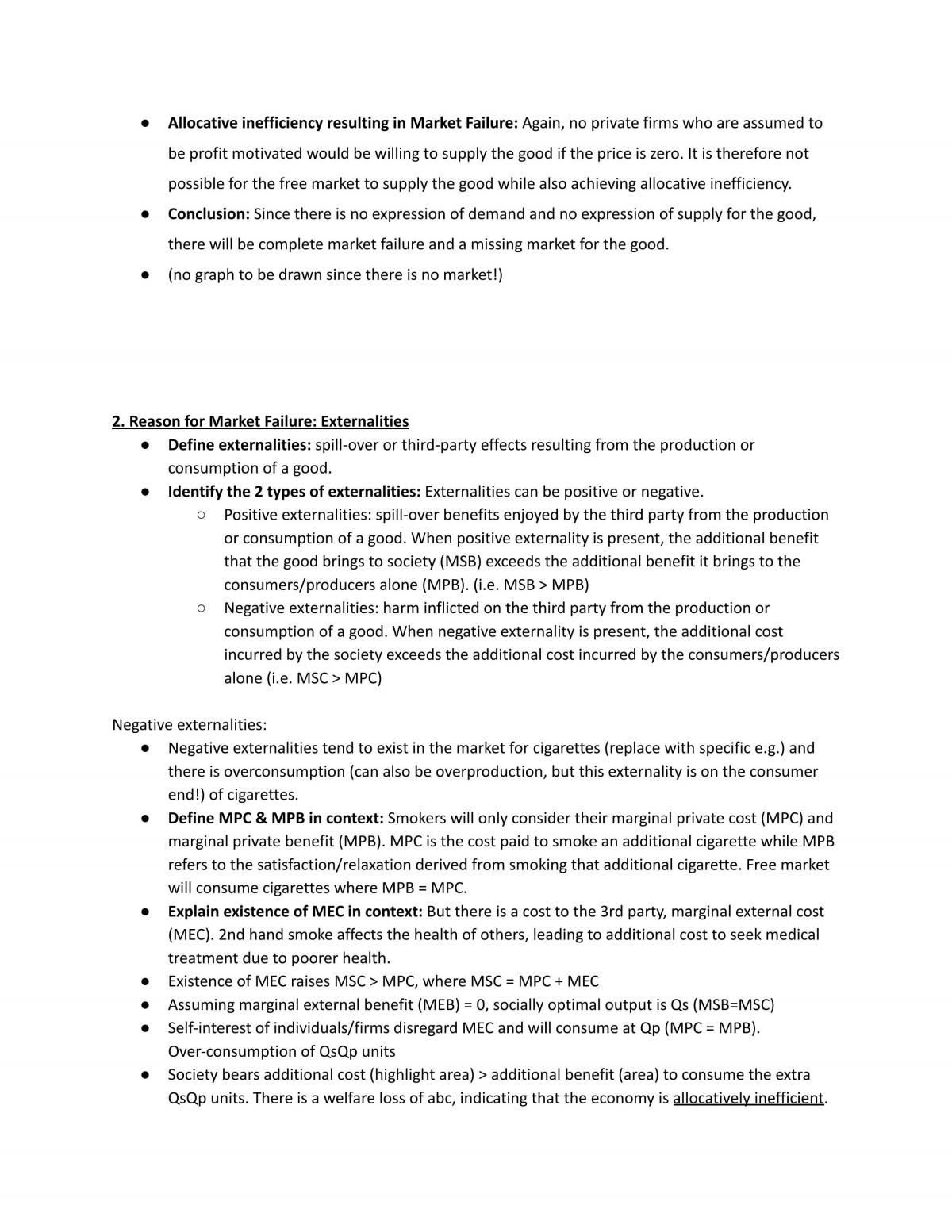 Central economic problem & market failure - Page 10