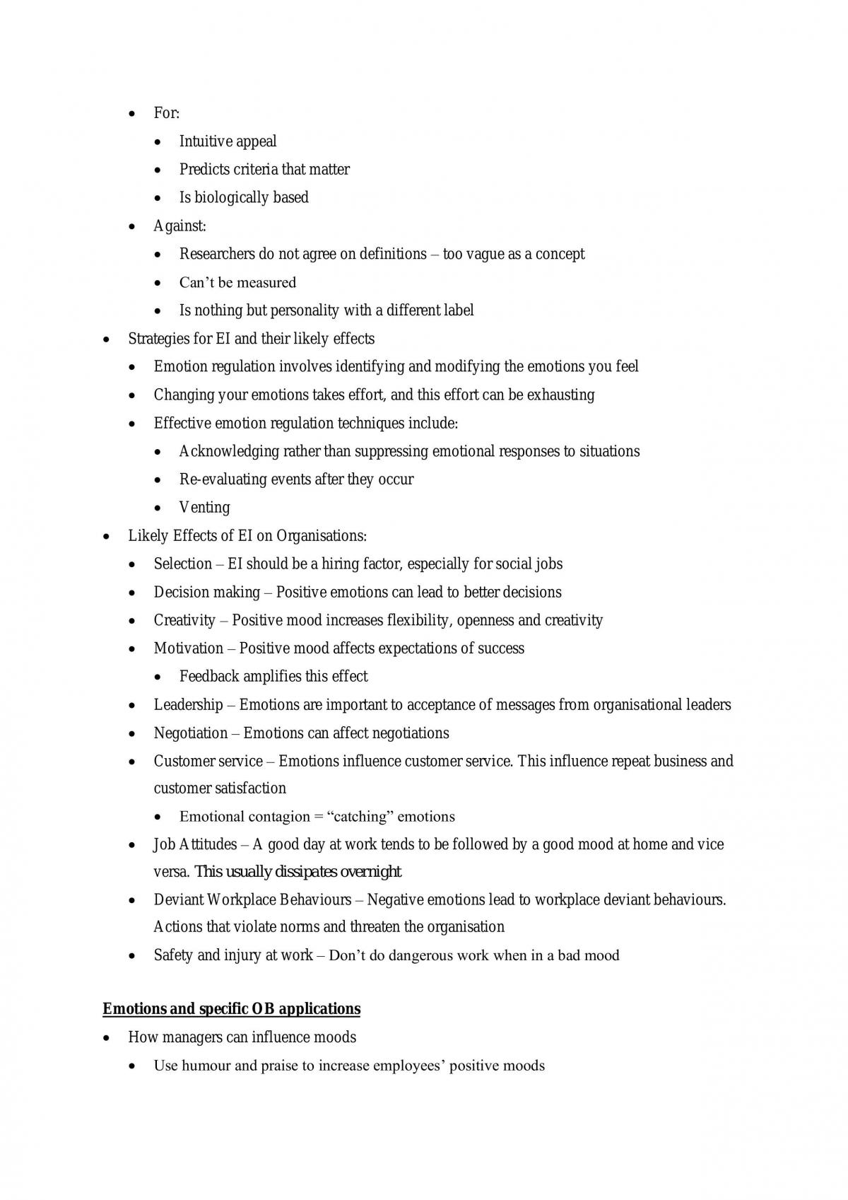 Management of People at Work Notes - Page 31