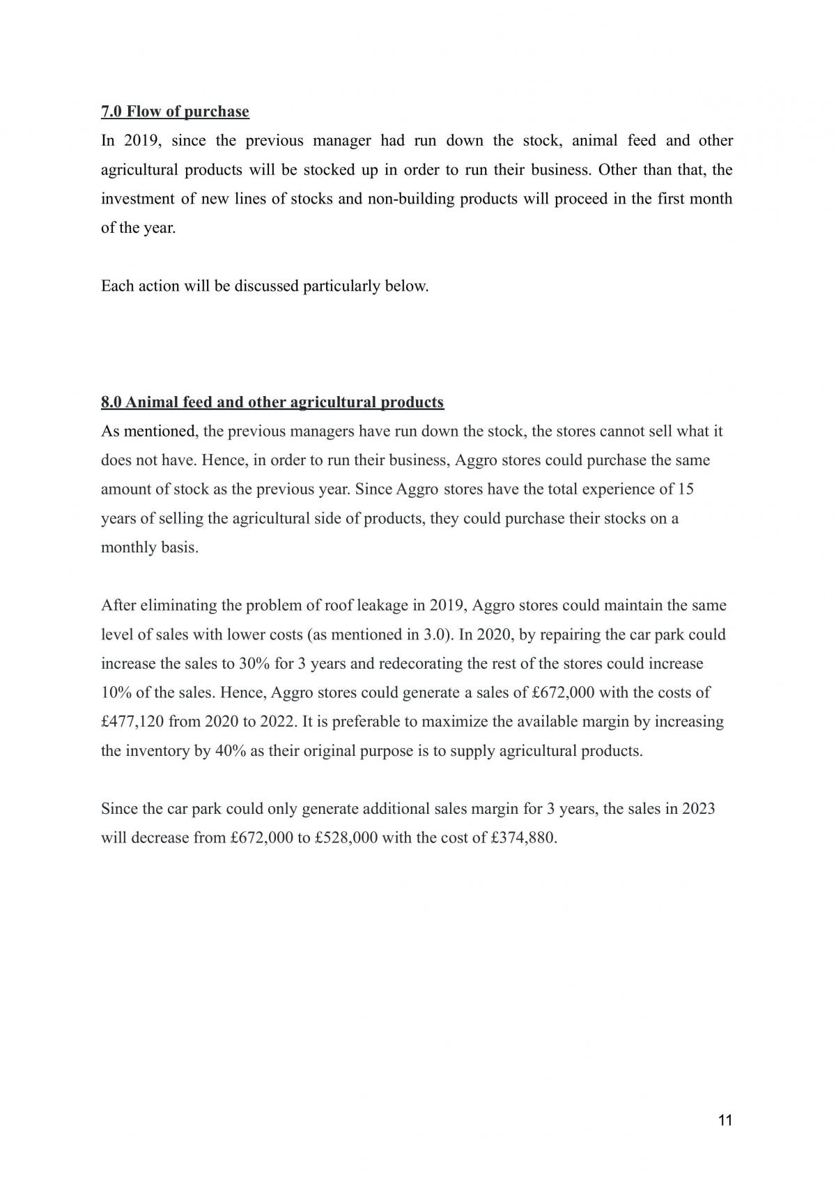 Management Accounting Techniques & Decisions Coursework - Page 12