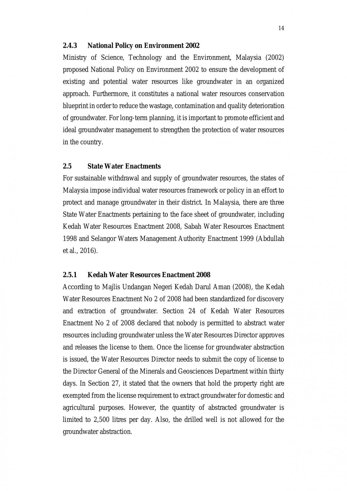 Understand the Groundwater Use in Malaysia - Page 15