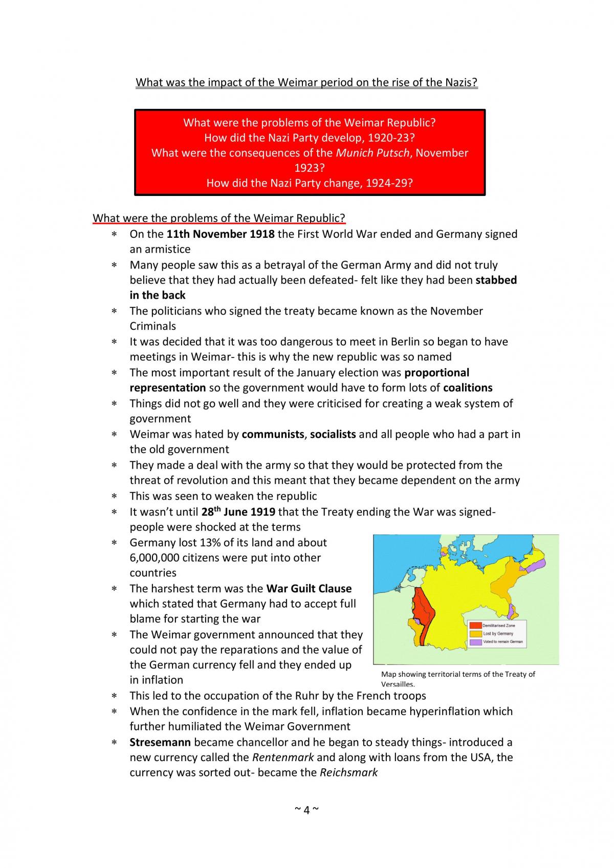 iGCSE Germany: A development of a Dictatorship - Page 4