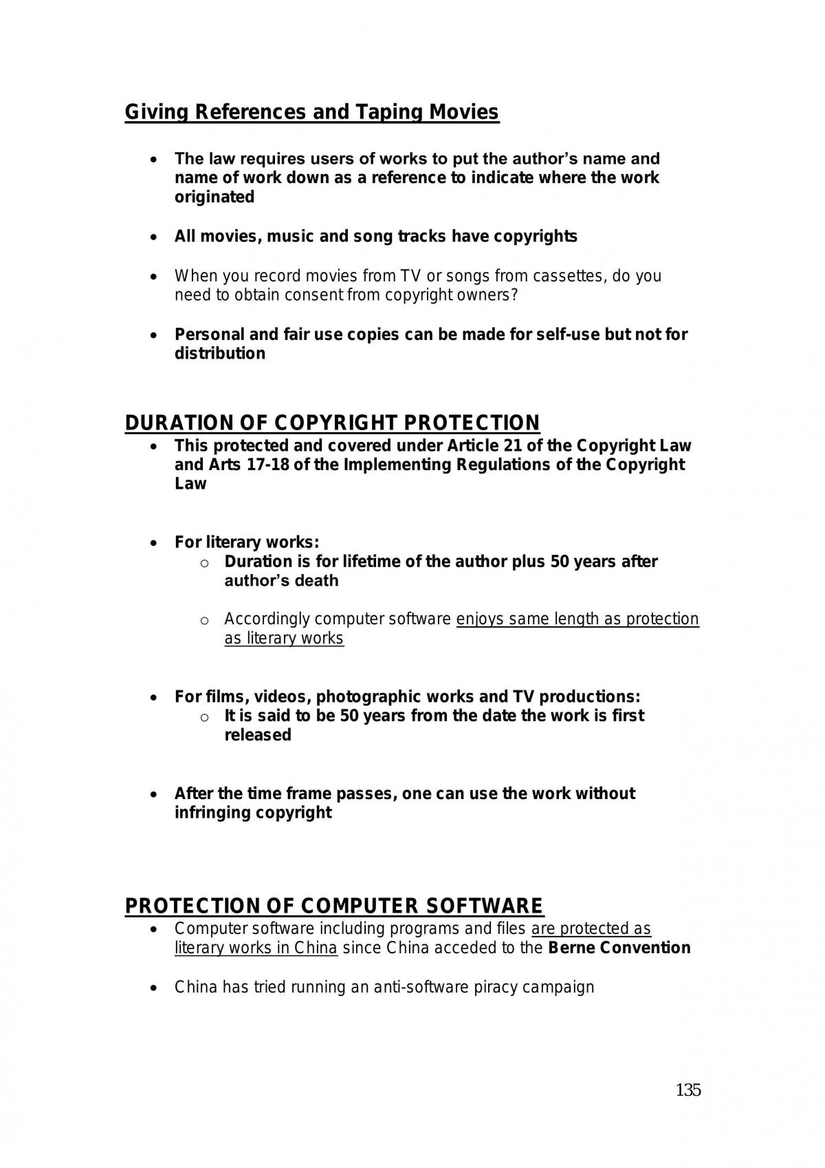 MLL344 Notes - Page 135