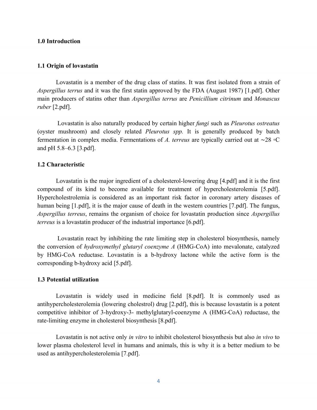 Lovastatin in Submerged Fermentation - A Review - Page 4