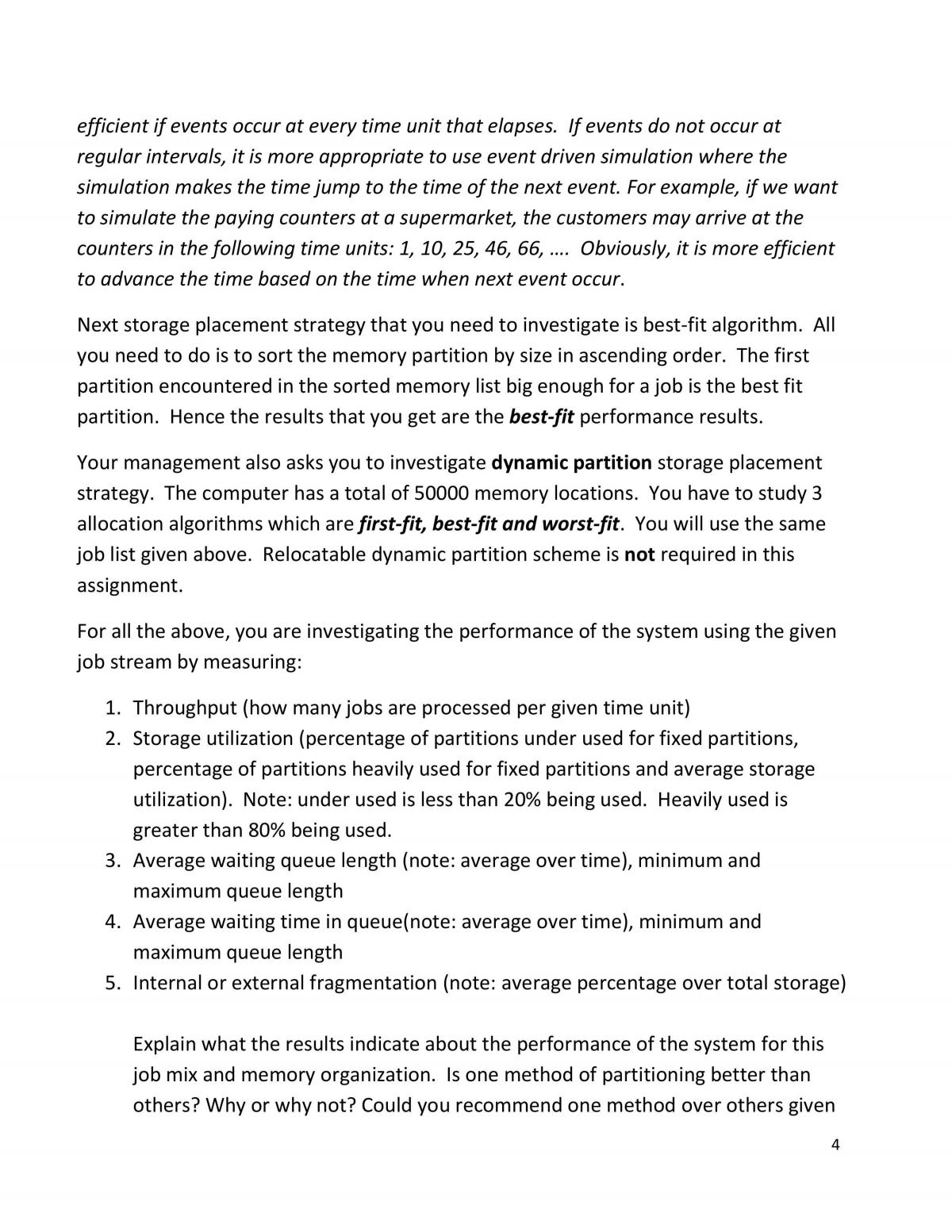 Assignment 1 - CST232 (1718) - Page 4