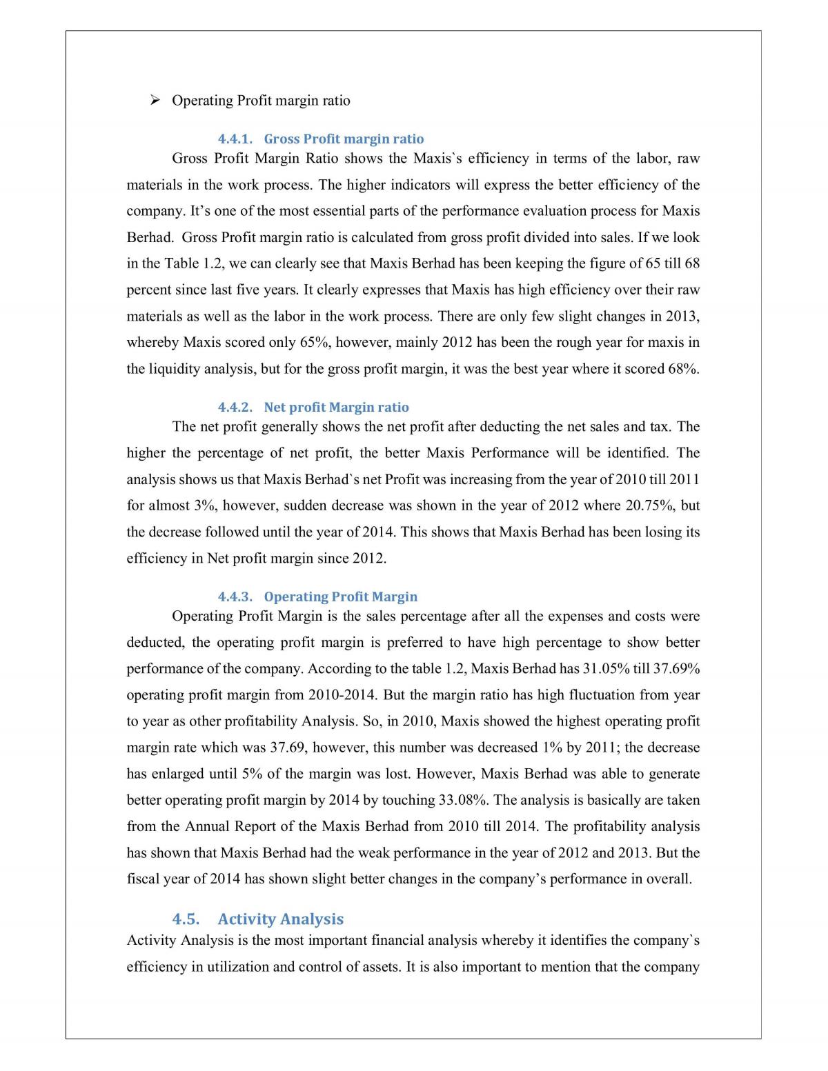 Analysis of Maxis Berhad - Page 18