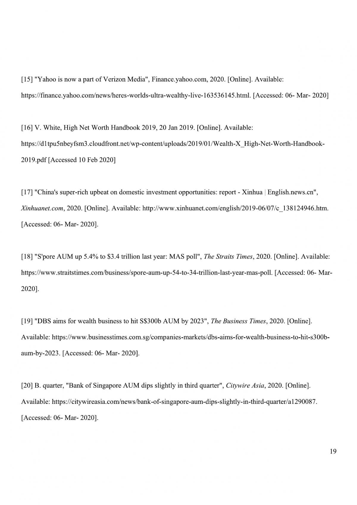 FIN3703 Case Study: Private Banking - Page 19