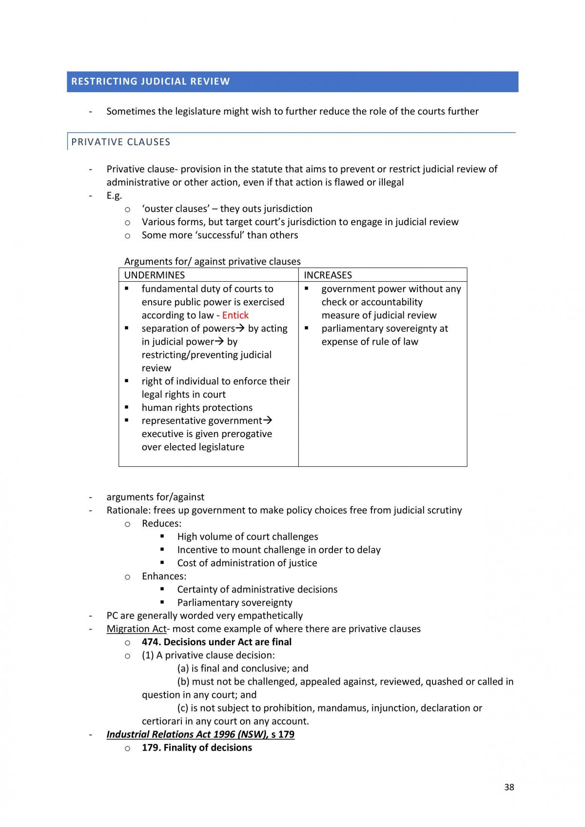 70617 Complete Study Notes for Exam - Including Templates - Page 38