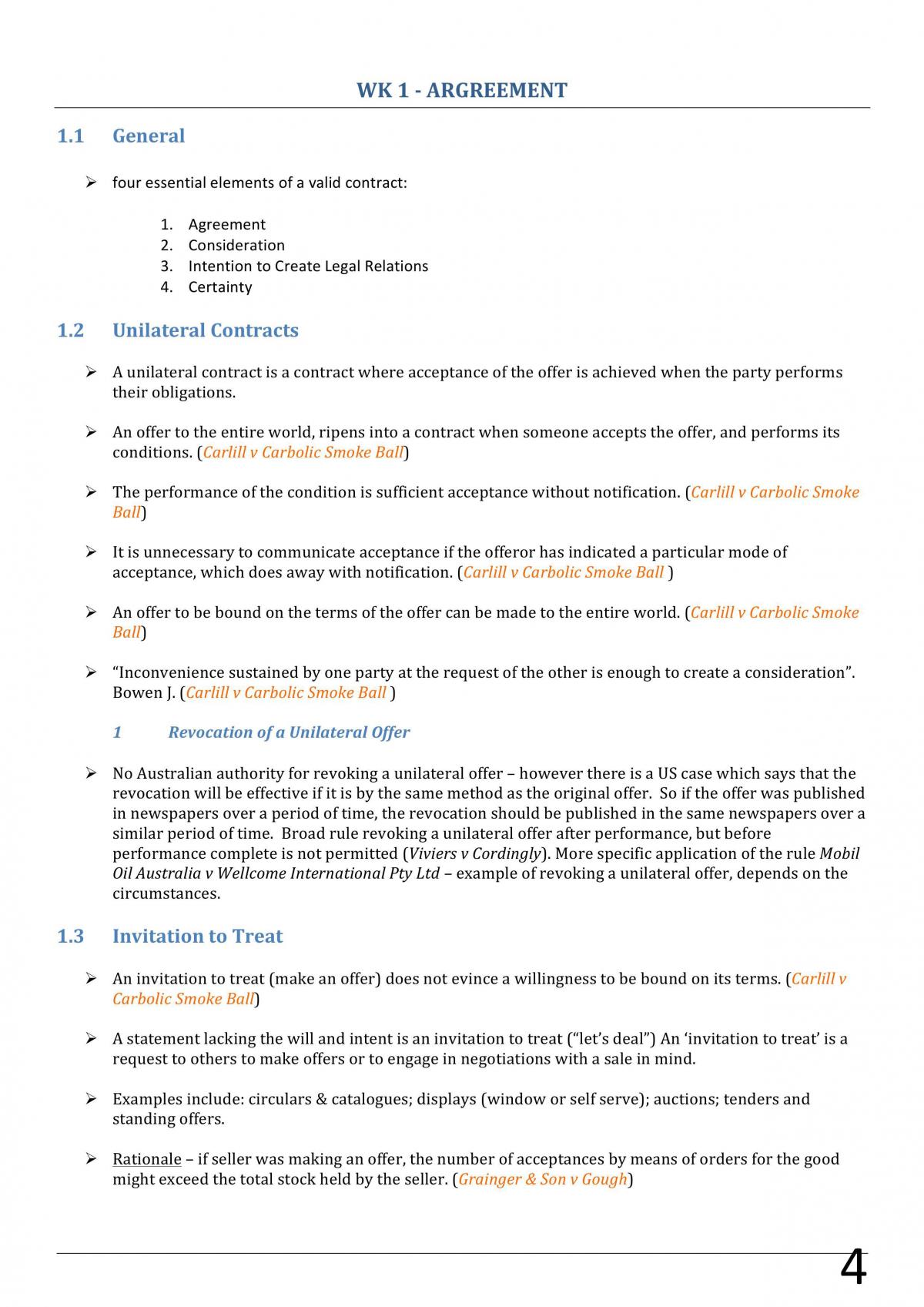 Contracts 1 Course Summary - Page 4