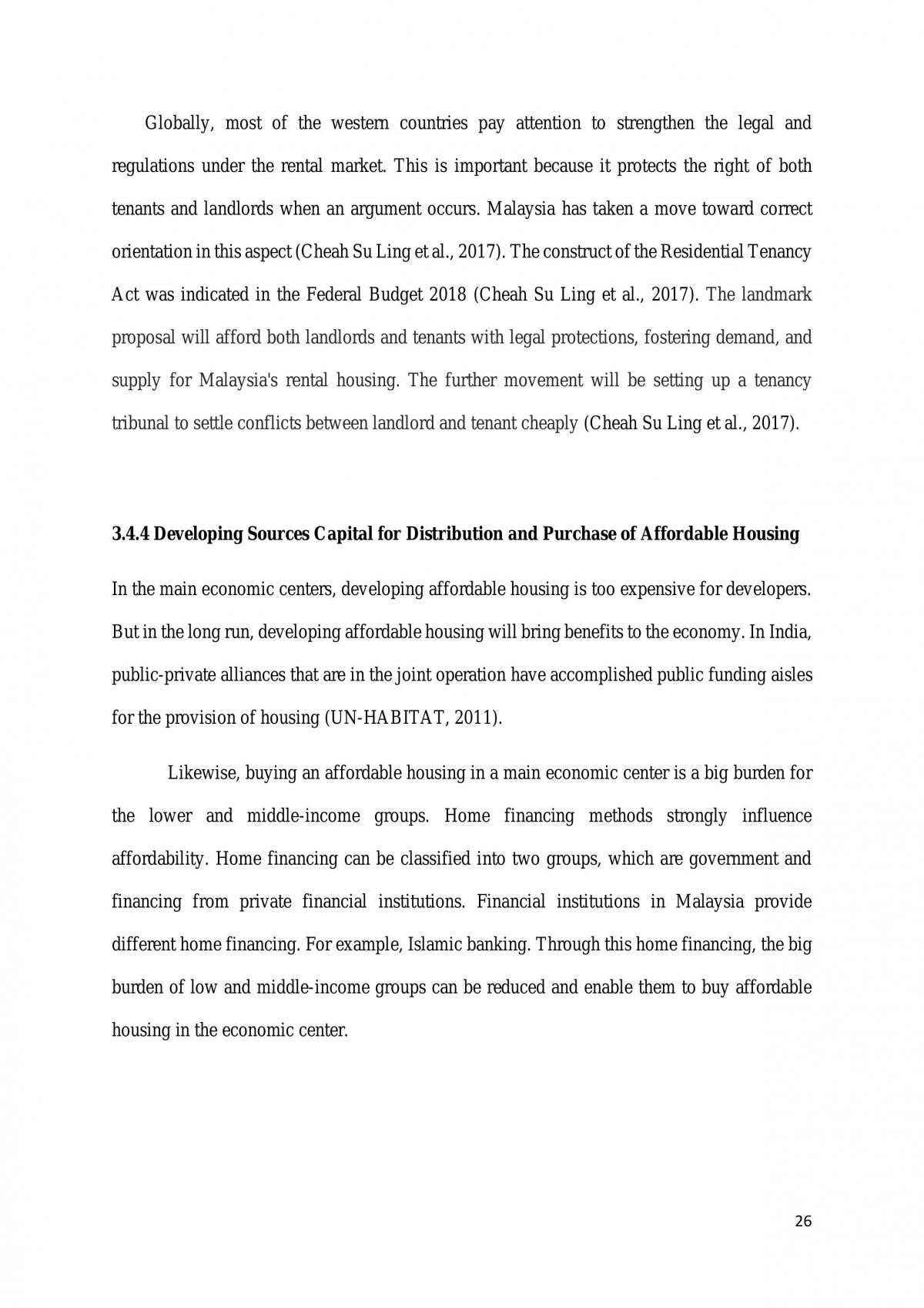 Affordable Housing: Issues and Challenges  - Page 27