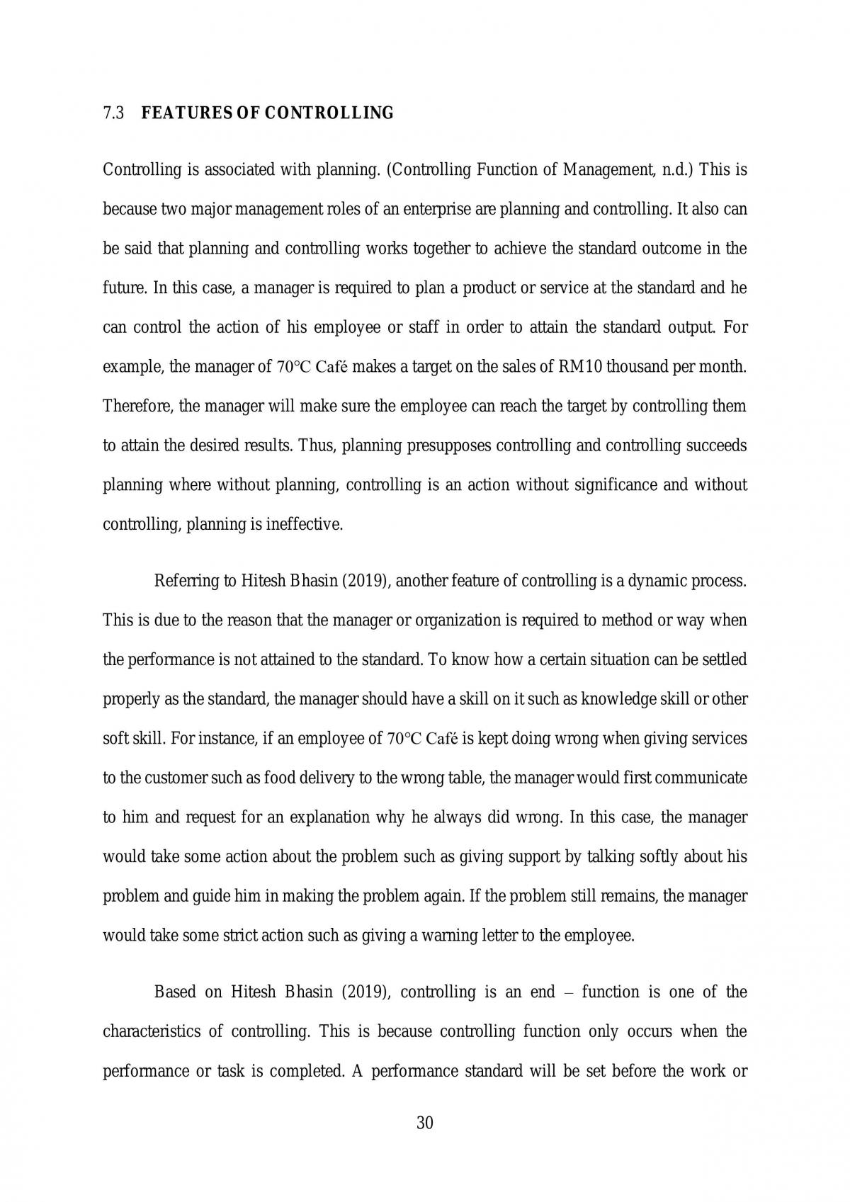 The Importance of Management in Organization - Page 30