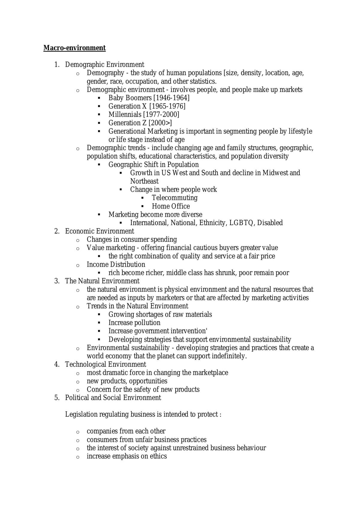 Principles of Marketing Full Notes - Page 9