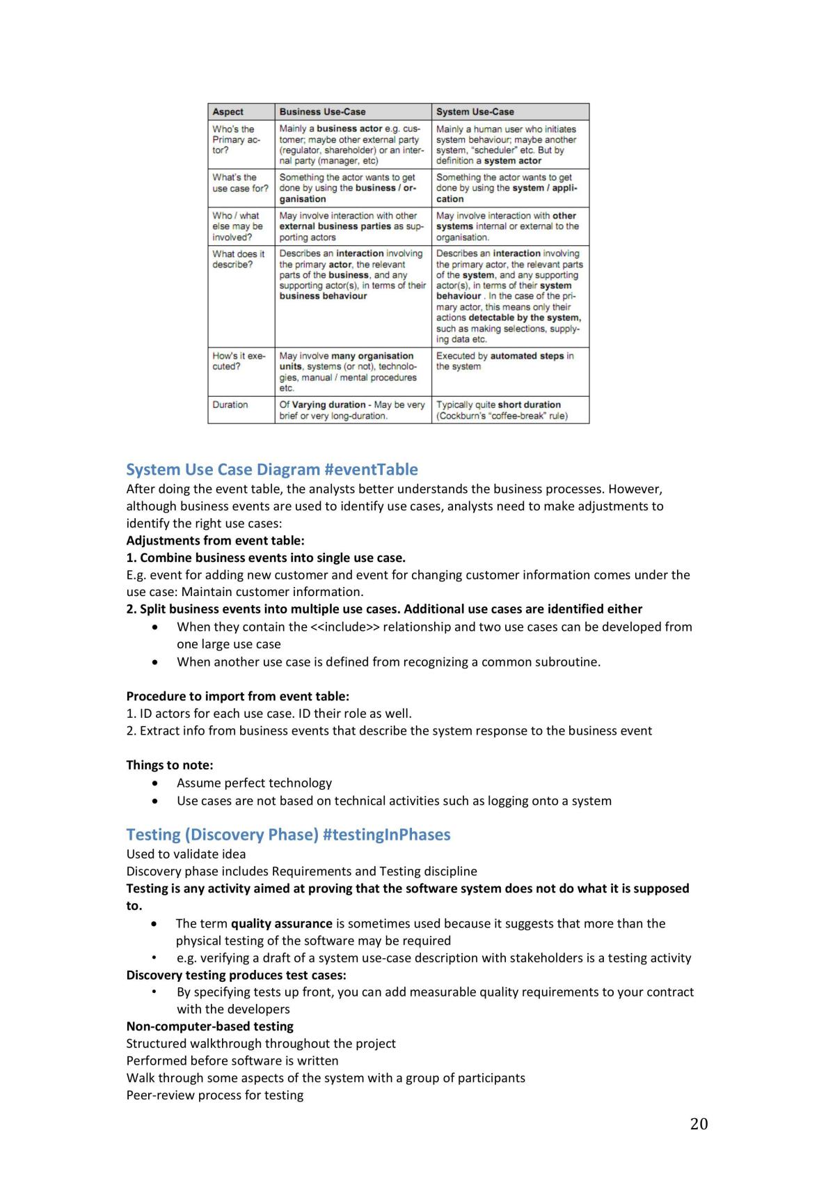 Requirements Analysis and Design Notes - Page 20