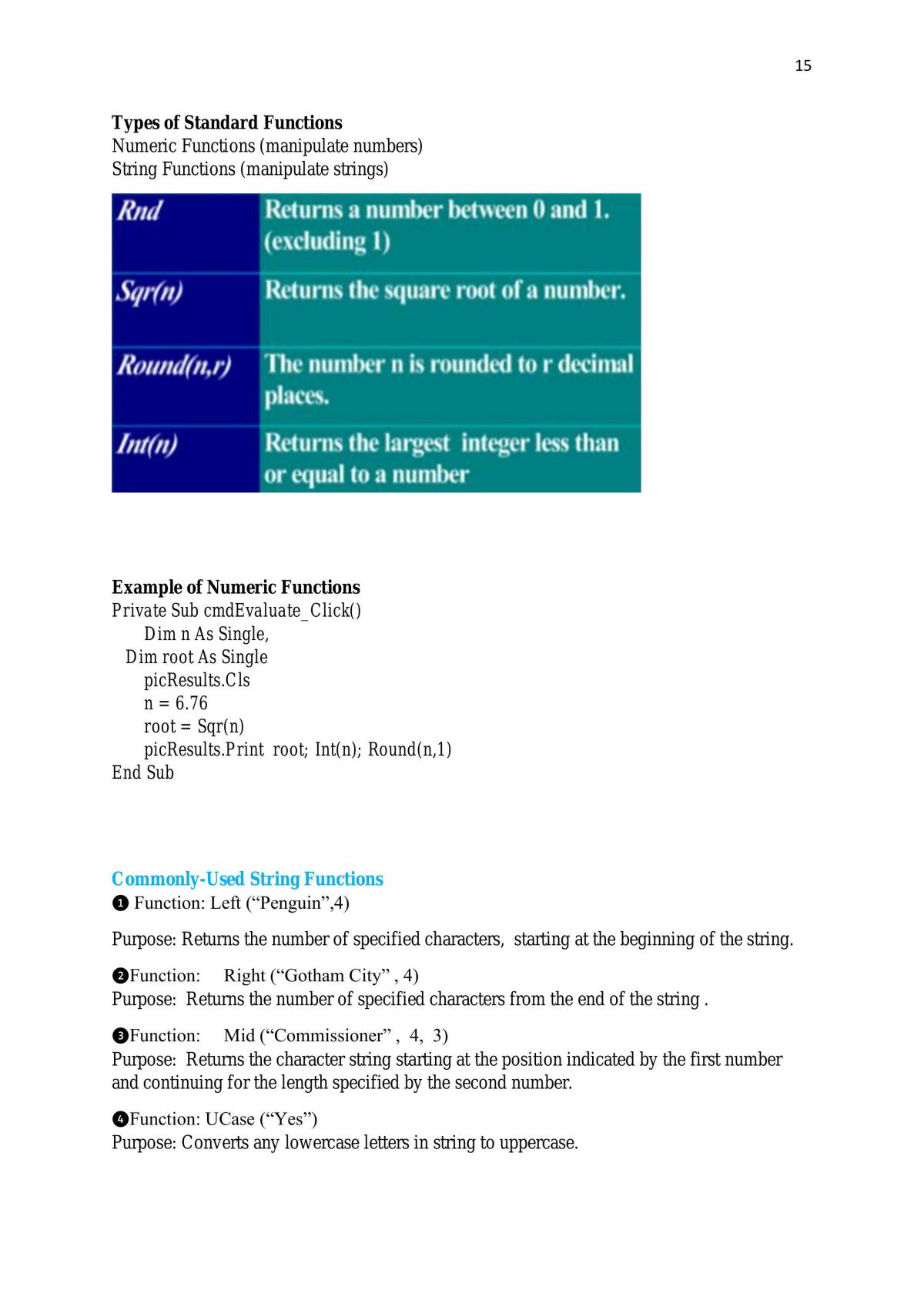 Basic Programming Notes - Page 15