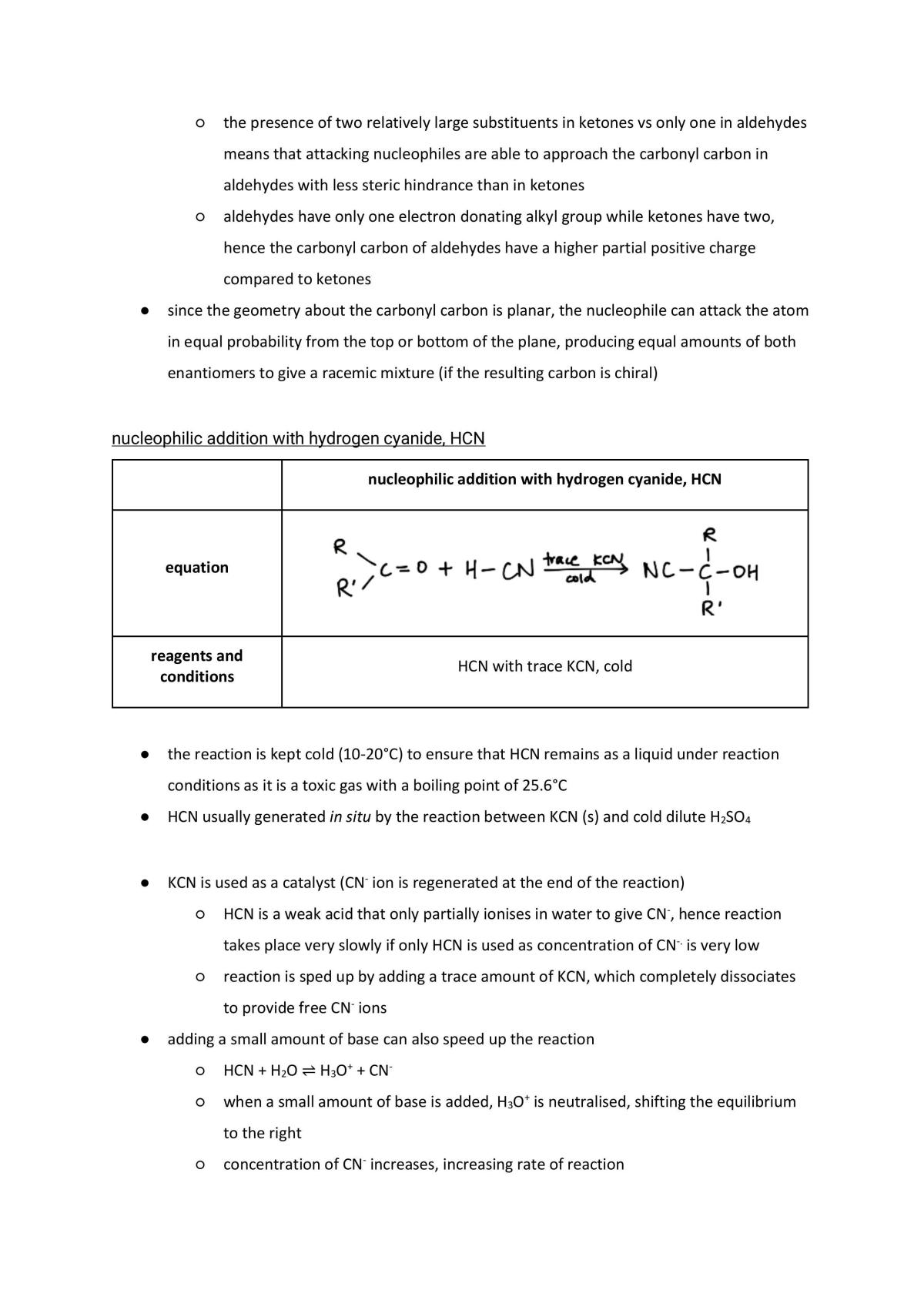 H2 Full syllabus notes for Organic Chemistry  - Page 78