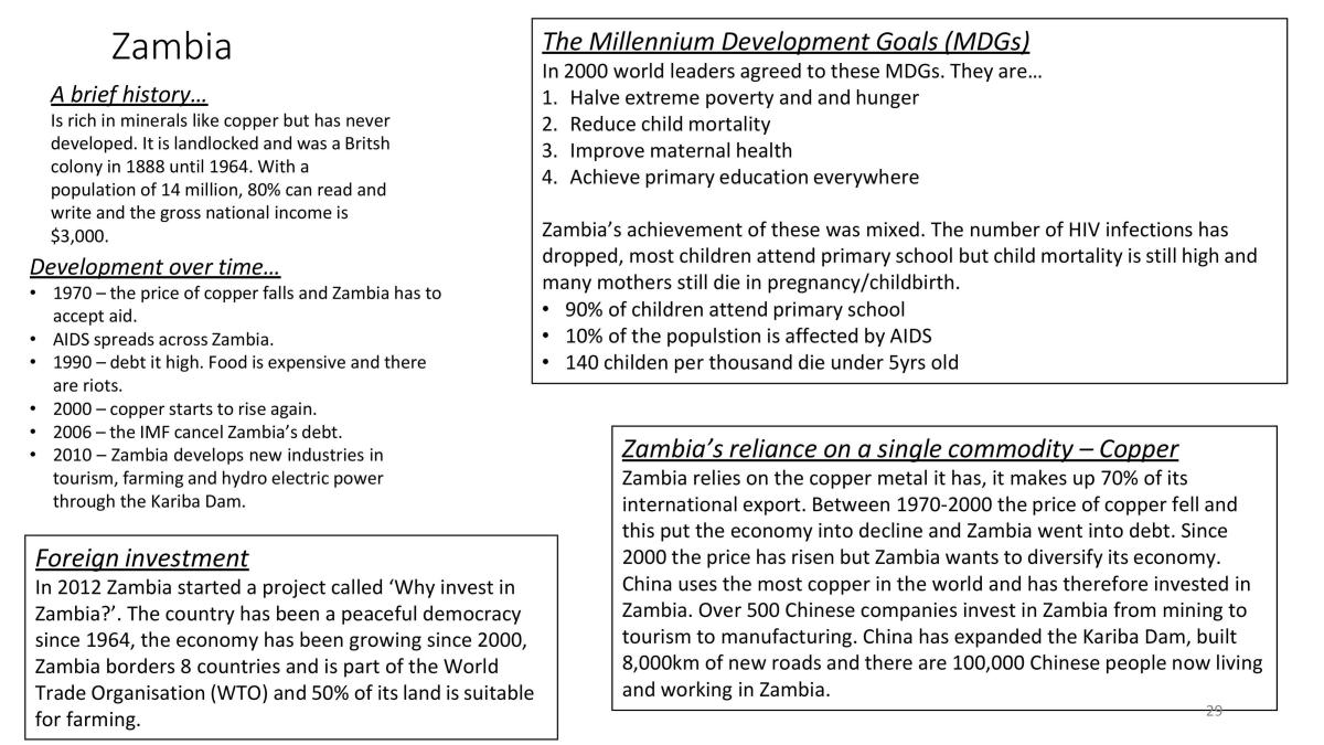 AQA GCSE Geography- Case study guide  - Page 0