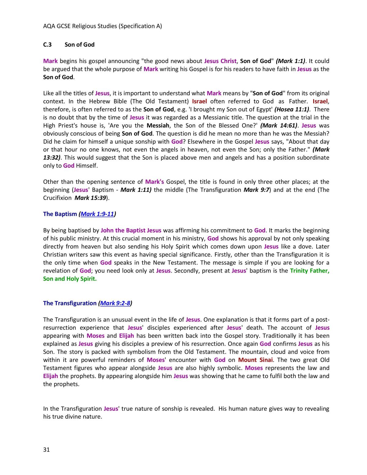 Option A - Religious Studies - Page 31