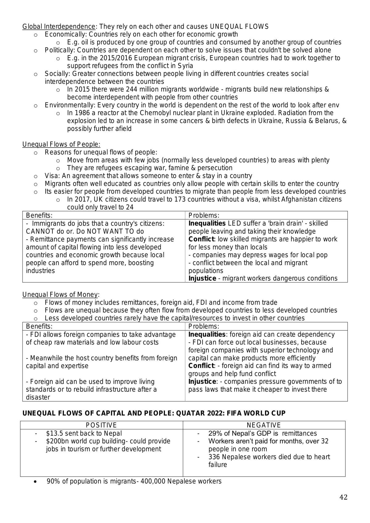 Edexcel AS Level Geography - detailed notes - Page 0