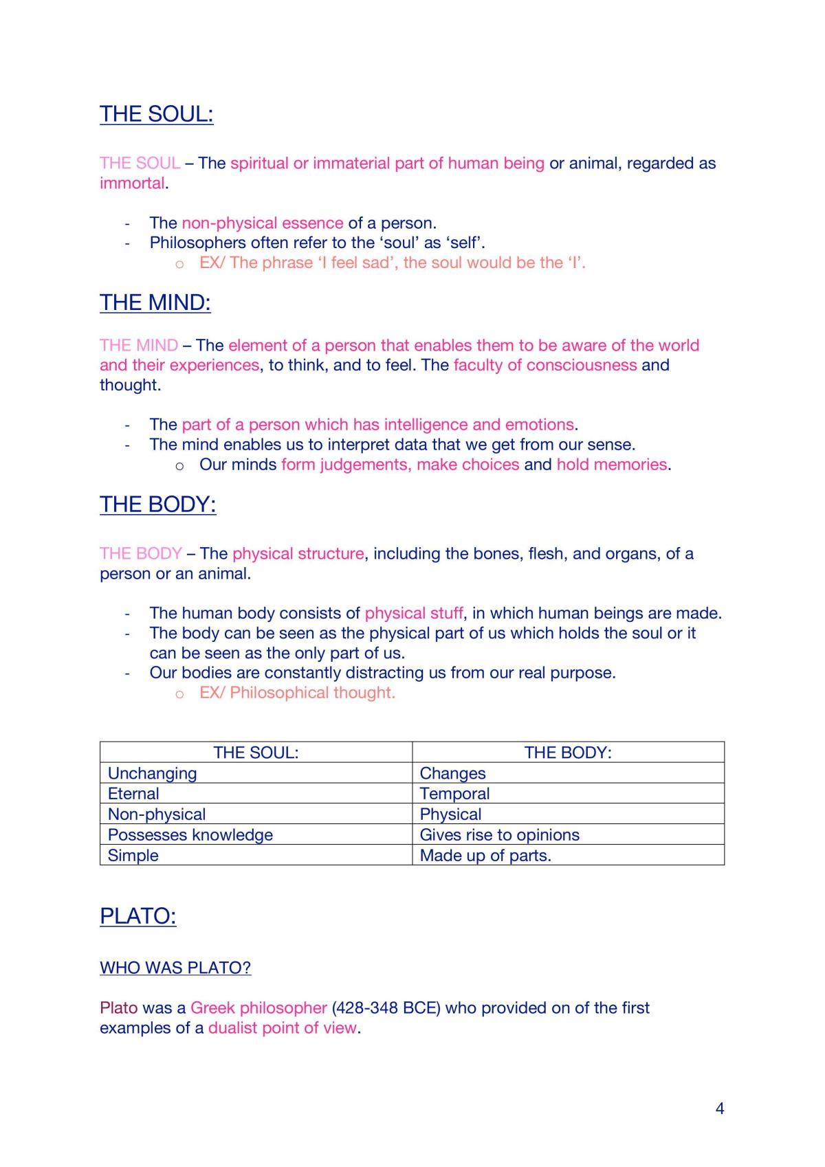 Soul, mind and body notes - Page 4