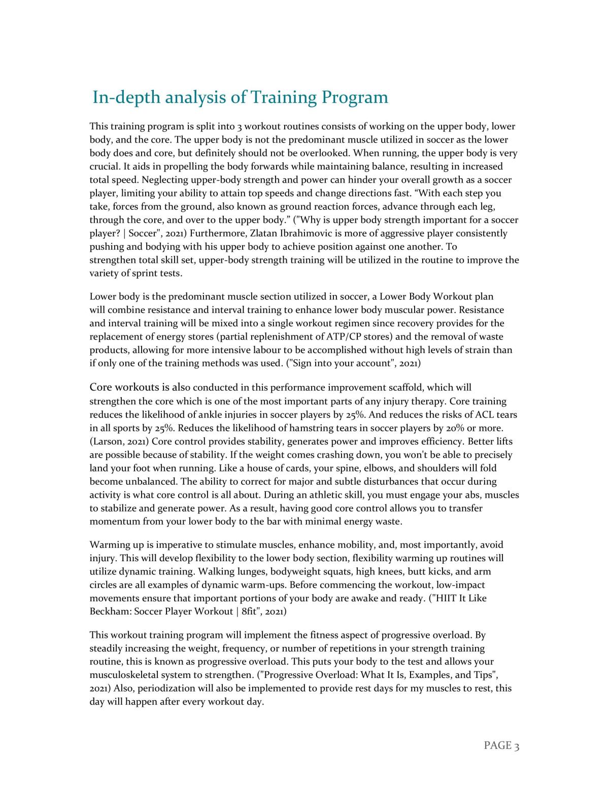 Stage 2 Physical Education Performance Improvement Portfolio - Page 4