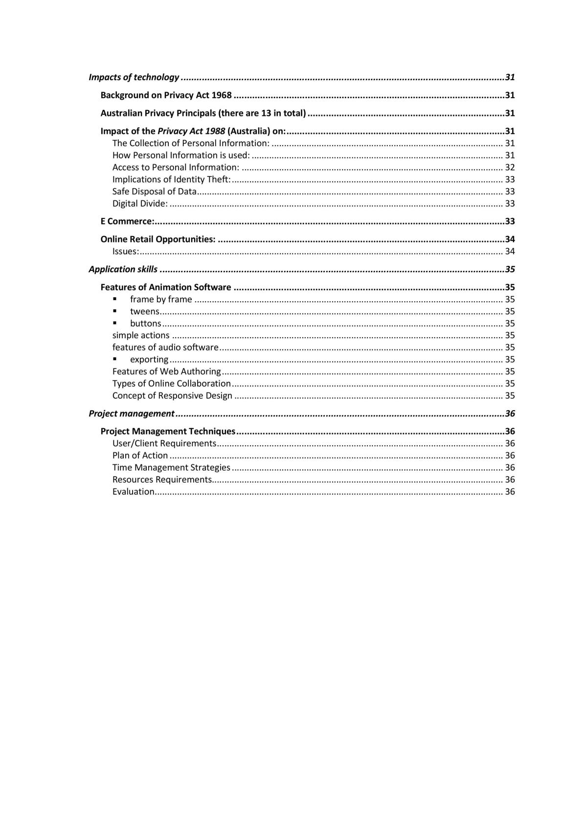 Complete Year 11 Study Notes - Page 4