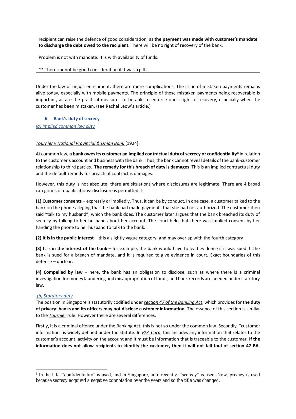 Corporate Banking notes - Page 14