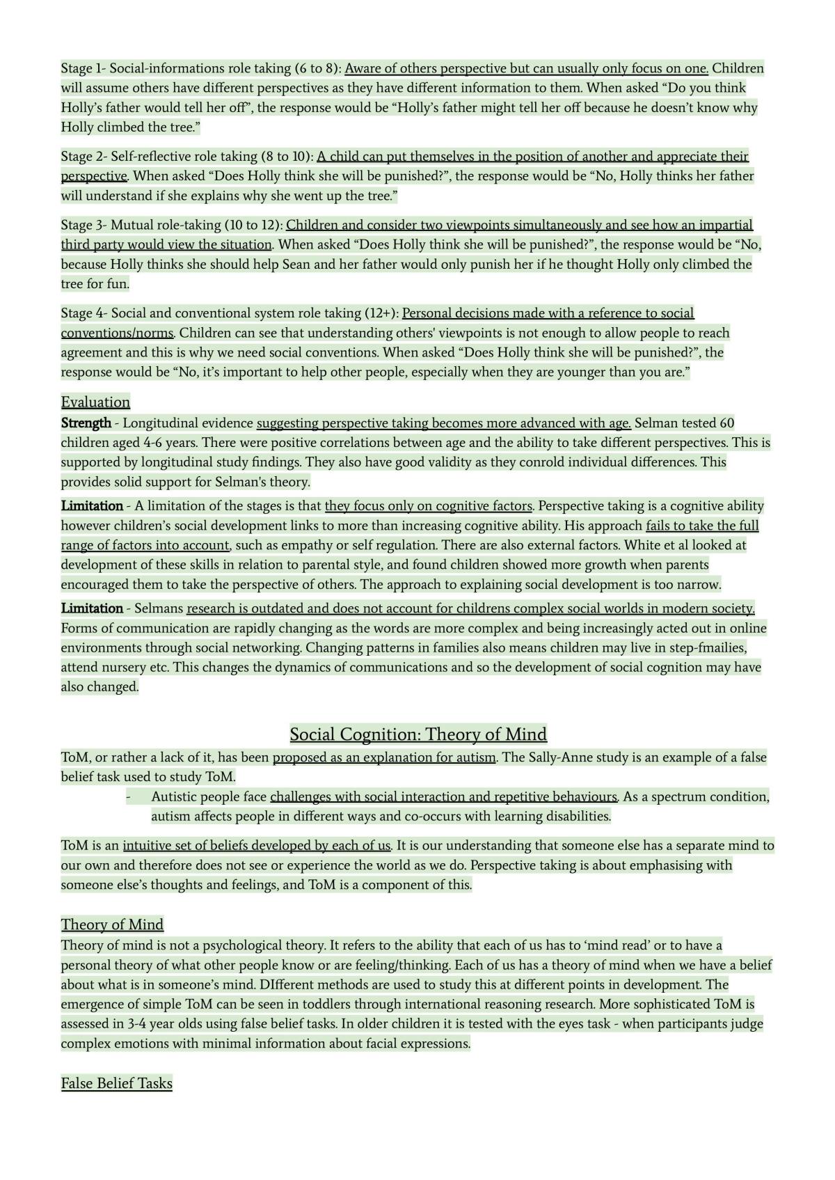 Psychology Study Notes - Including Evaluation - Page 15