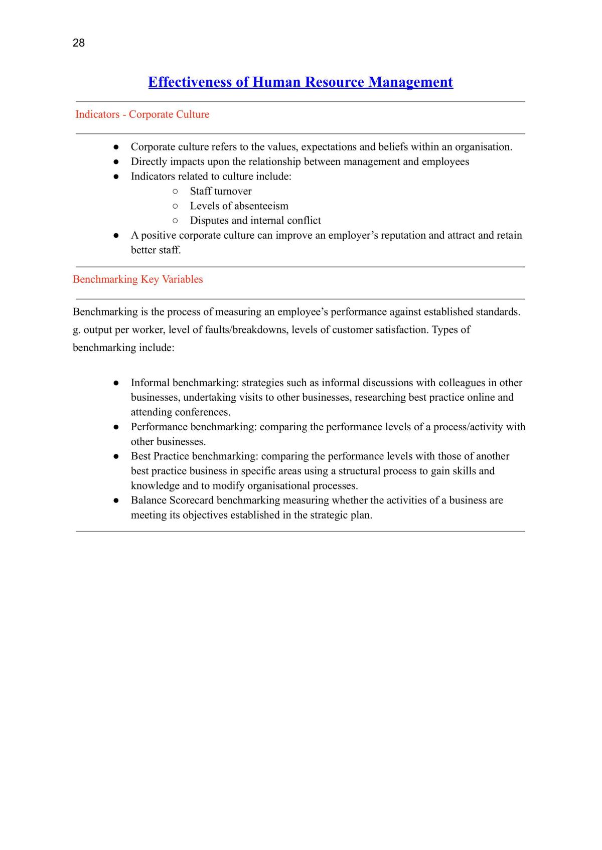 Human Resources Topic Notes - Page 28