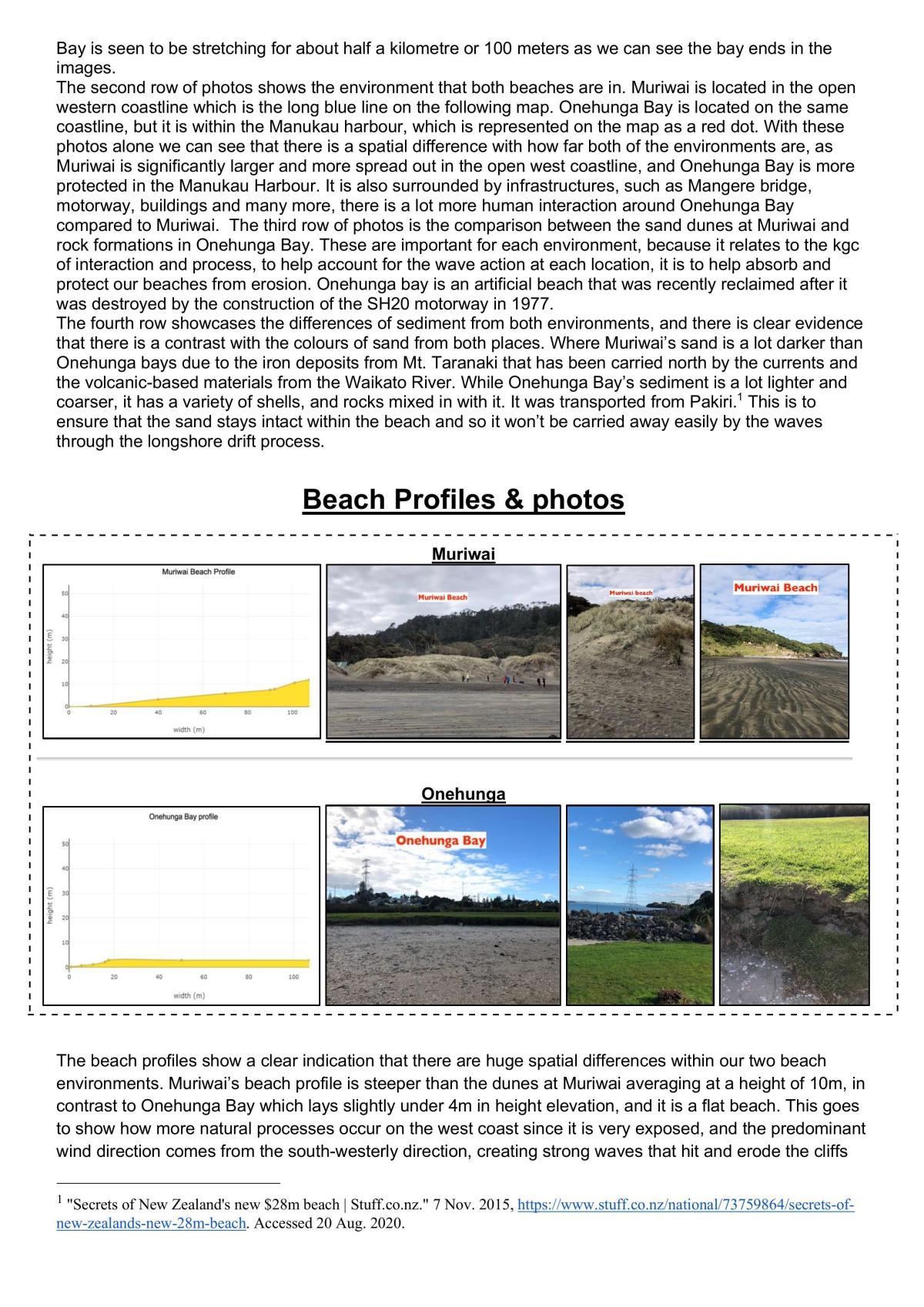 AS91430 - Interacting Elements in a Coastal Environment - Page 5